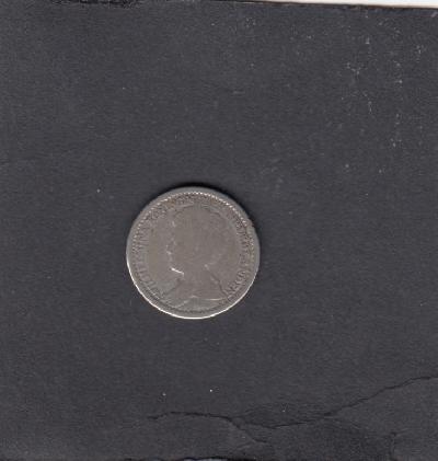 Beschrijving: 25 Cent WILHELMINA  